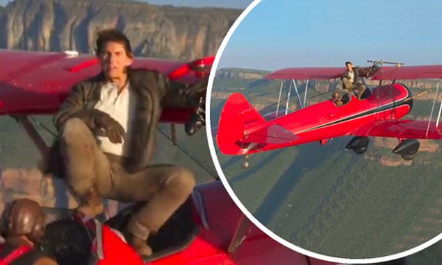 Tom Cruise Pulls Off Jaw Dropping Plane Stunt without Safety Harness