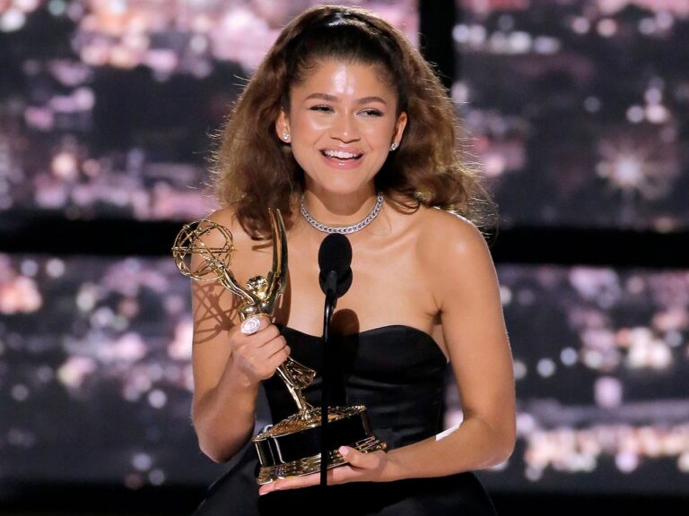 Zendaya Becomes Youngest Two-Time Emmy Winner with ‘Euphoria’