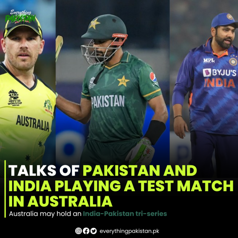 Talks of Pakistan and India Playing a Test Match in Australia