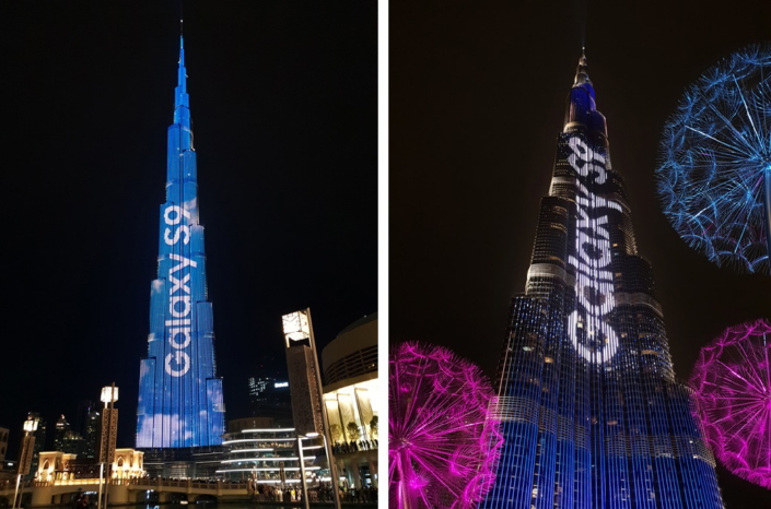 Laser Advertisement at Burj Khalifa for 3 minutes for AED 250,000