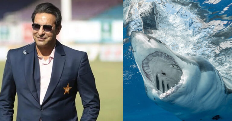 Wasim Akram Closely Survives a Shark Attack In Maldives