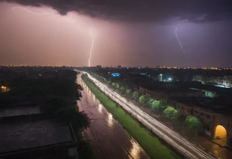 A New Bout Of Heavy Rain And Thunderstorms Is Forecasted To Sweep Across Pakistan